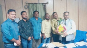 DS Bijapur welcoming New GM